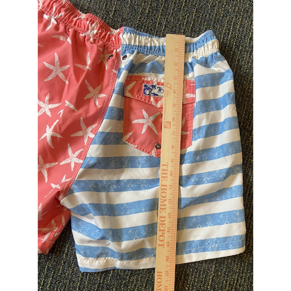 Trunks Surf & Swim Co. Men's Medium Sano Starfish Swim Trunks - Picture 4 of 4